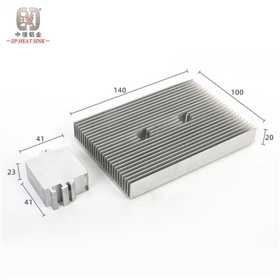 Disipadores de calor de extrusión de aluminio personalizados para refrigeradores automotrices