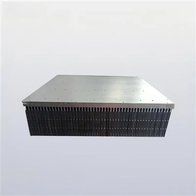 Disipador térmico de aleta insertada hueca de aluminio personalizado|Solución térmica integrada para aplicaciones de alto-flujo